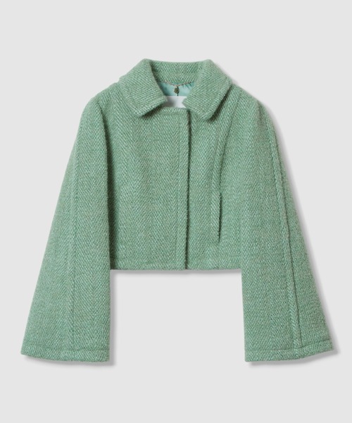 ブルゾン アウター 「LOULOU WILLOUGHBY」BONOTTOステンカラージャケット レディースの画像
