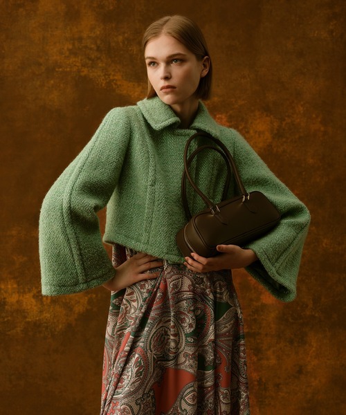 ブルゾン アウター 「LOULOU WILLOUGHBY」BONOTTOステンカラージャケット レディースの画像