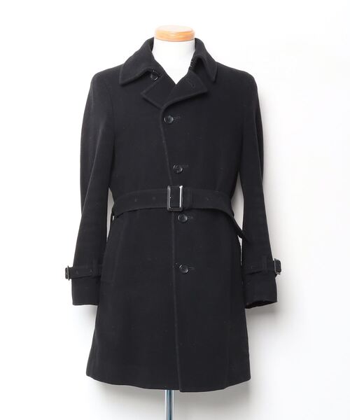 ABAHOUSE（アバハウス） チェスターコート 3 ブラック メンズ