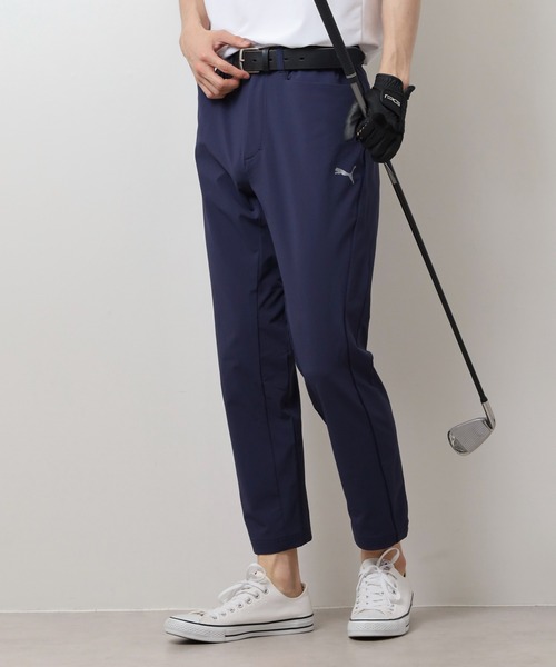 【PUMA GOLF／プーマ】PFストレッチサイドパイピング アンクルパンツ・L プーマ PUMA ゴルフ PFストレッチサイドパイピングアンクル