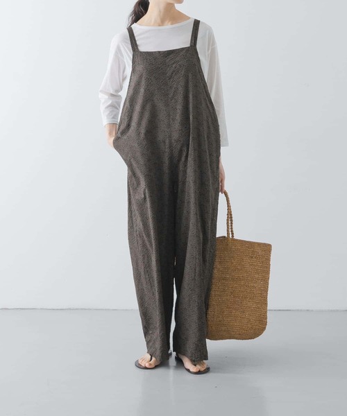美品‼︎】かぐれ バッククロスサロペット BLACK