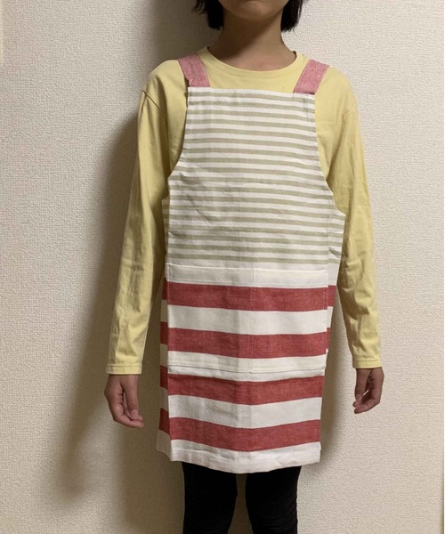 エプロン・三角巾 MM MAKE YOUR DAY エプロン 三角巾付き親子エプロンキッズサイズ