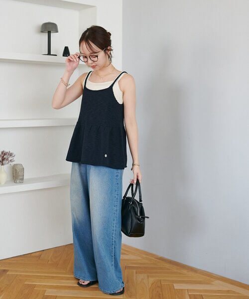 Discoat（ディスコート） キャミソール スラブキャミビスチェ