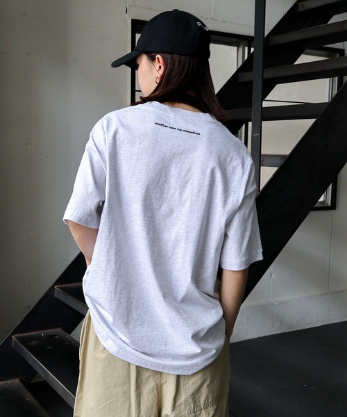 「ANME」 半袖Tシャツ X-LARGE オートミール レディース