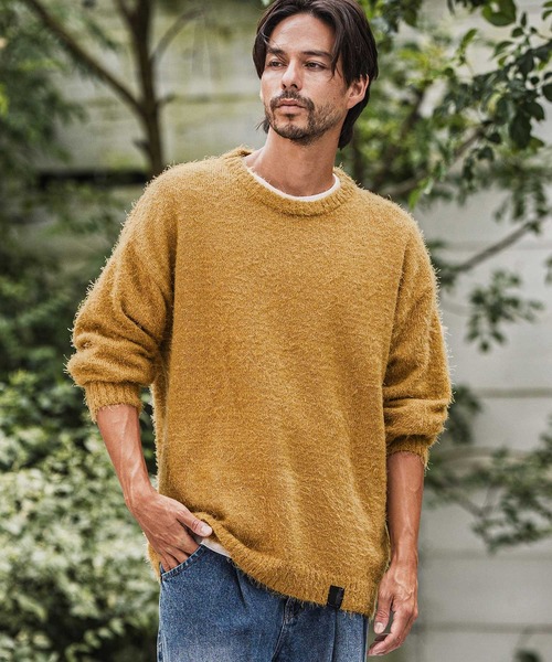 CAMBIO（カンビオ） セーター ニット mn3152-Minimal Shaggy Knit
