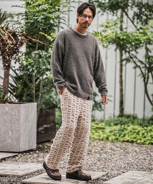CAMBIO（カンビオ） セーター ニット mn3152-Minimal Shaggy Knit