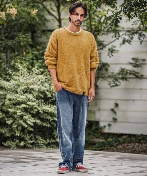 CAMBIO（カンビオ） セーター ニット mn3152-Minimal Shaggy Knit
