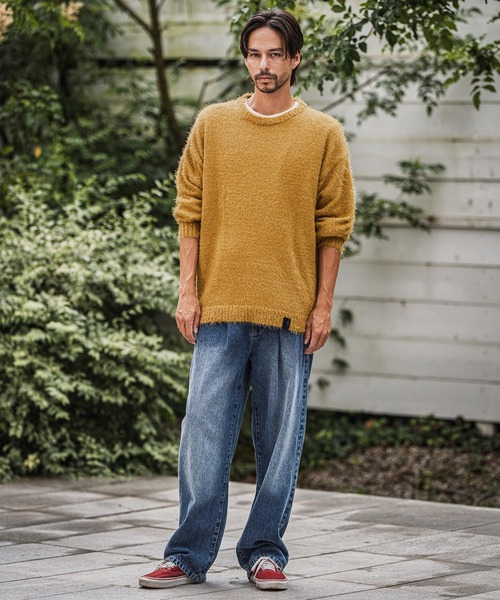 CAMBIO（カンビオ） セーター ニット mn3152-Minimal Shaggy Knit