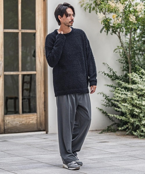 CAMBIO（カンビオ） セーター ニット mn3152-Minimal Shaggy Knit