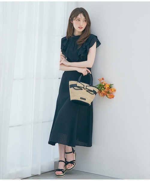 【新品未使用】Swingle ワンピース SWINGLE ワンピース チュールドッキングキャミワンピース