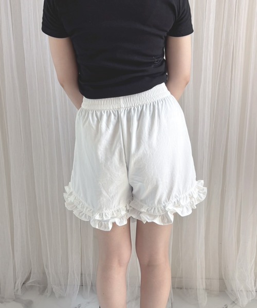 frunco パンツ 「ZOZO限定」フリルショートパンツ レディース