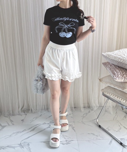 frunco パンツ 「ZOZO限定」フリルショートパンツ レディース