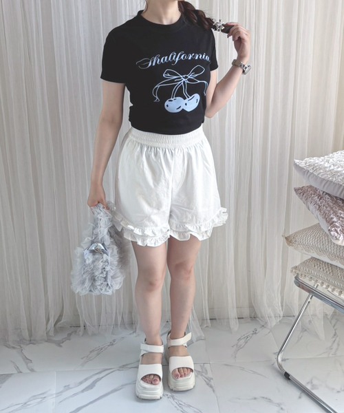 frunco パンツ 「ZOZO限定」フリルショートパンツ レディース