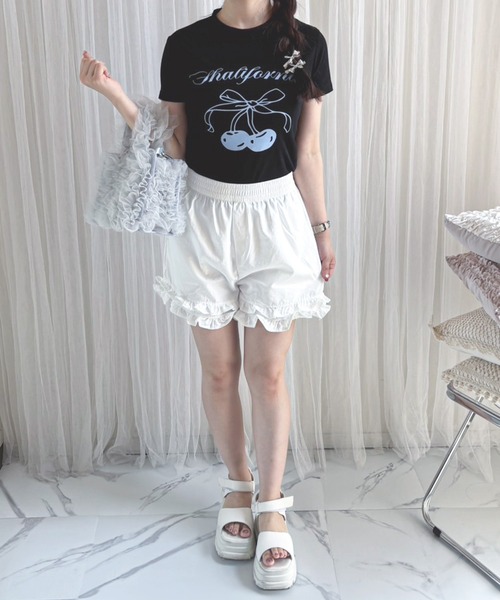 frunco パンツ 「ZOZO限定」フリルショートパンツ レディース