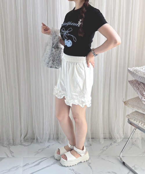 frunco パンツ 「ZOZO限定」フリルショートパンツ レディース