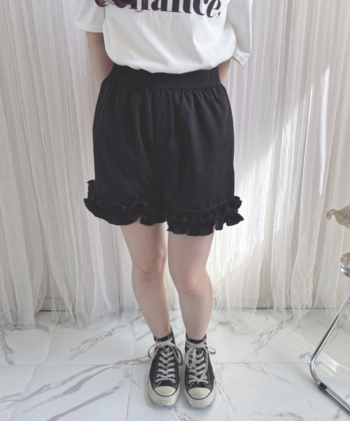 frunco パンツ 「ZOZO限定」フリルショートパンツ レディース