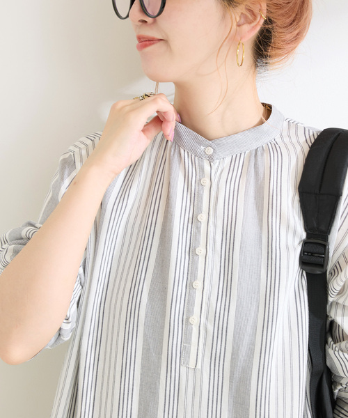 B.C STOCK（ベーセーストック） ワンピース 手洗い可 / ストライプ