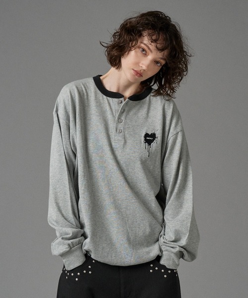 ヘンリー様 ONCILY tシャツ HENRY NECK LONG SLEEVE T-SHIRT /ヘンリー