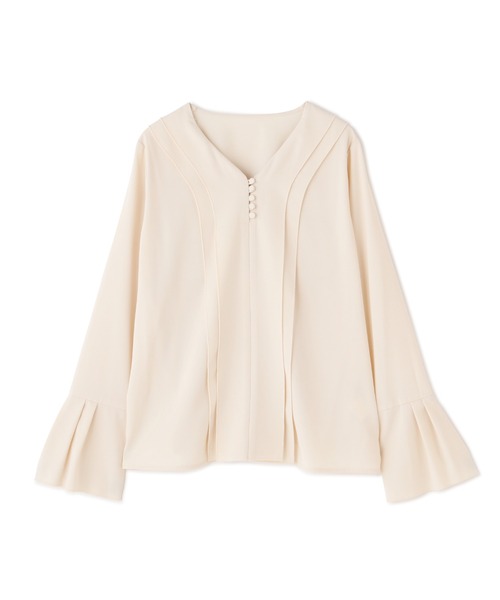 「N.（N. Natural Beauty Basic）」 長袖ブラウス MEDIUM イエロー レディース