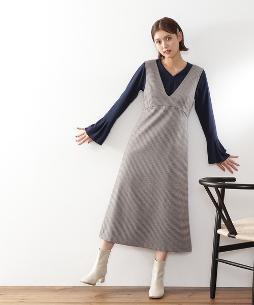「N.（N. Natural Beauty Basic）」 長袖ブラウス MEDIUM イエロー レディース