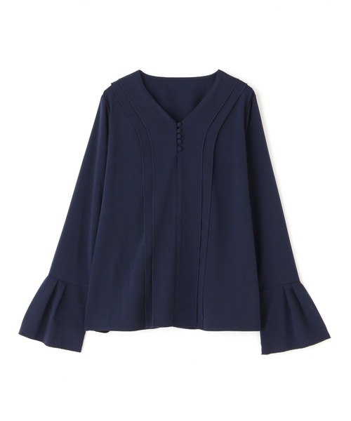 「N.（N. Natural Beauty Basic）」 長袖ブラウス MEDIUM イエロー レディース