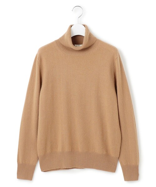 ニット セーター ピュアカシミヤ タートルネック レディース