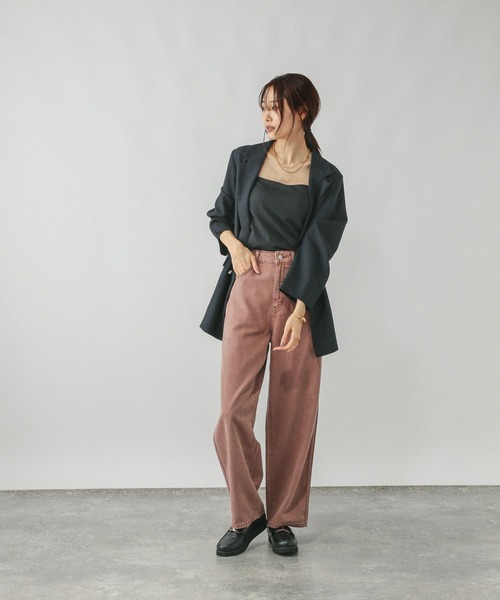 ジーンズ デニム デニムパンツ GOODデニムカラーバギーパンツ/498402 レディース | GLOBAL WORK | 03