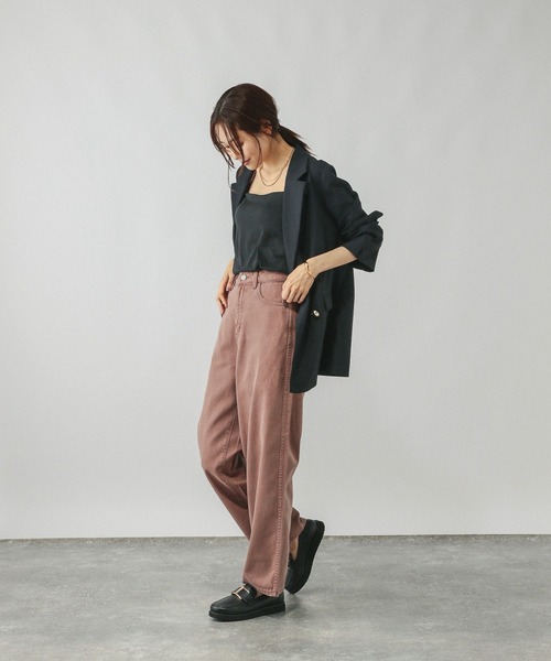 ジーンズ デニム デニムパンツ GOODデニムカラーバギーパンツ/498402 レディース | GLOBAL WORK | 04