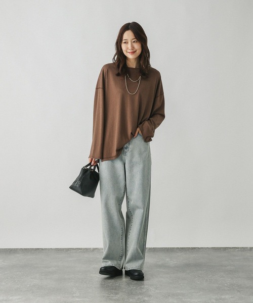 ジーンズ デニム デニムパンツ GOODデニムカラーバギーパンツ/498402 レディース | GLOBAL WORK | 07