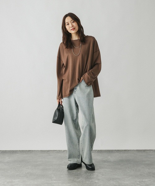 ジーンズ デニム デニムパンツ GOODデニムカラーバギーパンツ/498402 レディース | GLOBAL WORK | 08