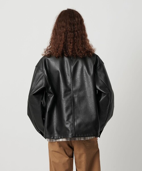 ☆美品　BEAUTY&YOUTH ブラックカバーオール　ジャケット　Mサイズ 中古・古着通販】H BEAUTY&YOUTH (エイチ ビューティー&ユース