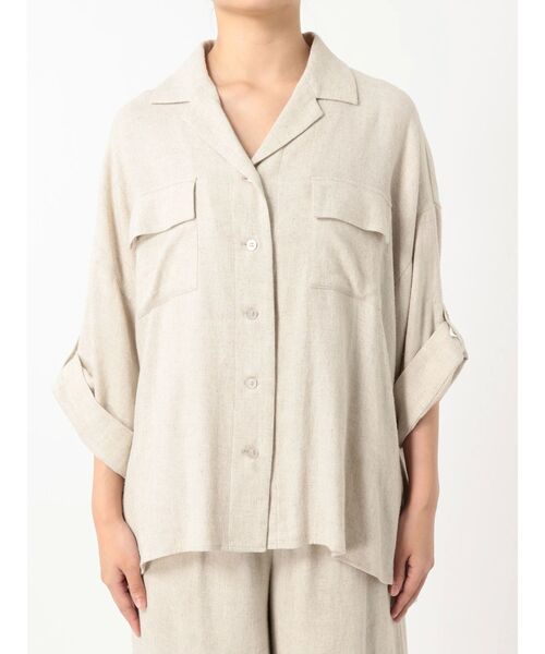 「COTORICA」 7分袖ブラウス FREE ブラック レディース_画像3