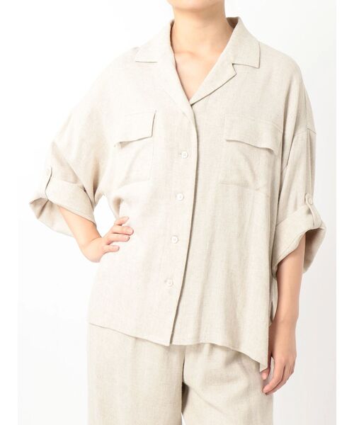 「COTORICA」 7分袖ブラウス FREE ブラック レディース_画像6