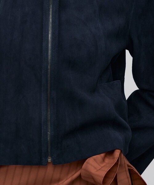 BACCA（バッカ） ブルゾン アウター ゴートスエード ショートジップ