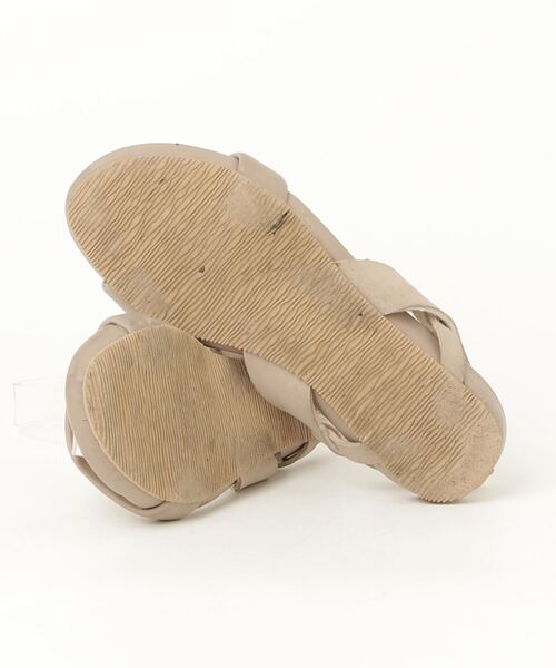 「PLAKTON」 フラットサンダル 36 ベージュ レディース_画像3