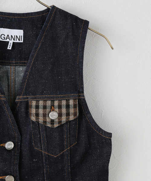 U by SPICK&SPAN（ユーバイスピックアンドスパン） ベスト ジレ GANNI