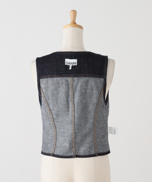 U by SPICK&SPAN（ユーバイスピックアンドスパン） ベスト ジレ GANNI