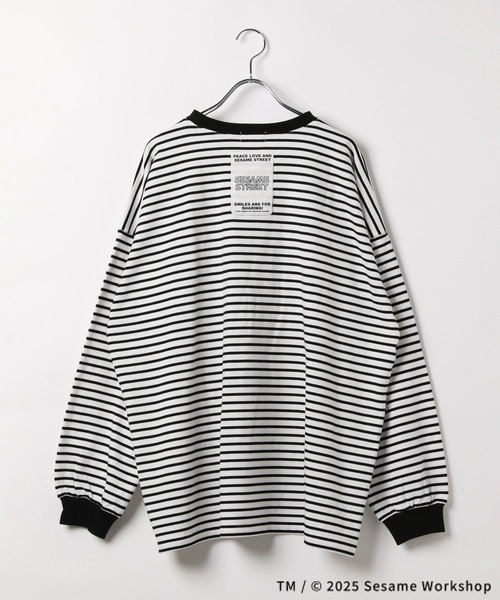 LEPSIM tシャツ 「SESAME STREET／セサミストリート」ボーダーロンT