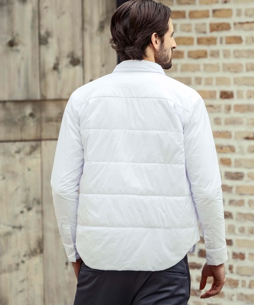 PRADA◇トライアングルプレート/キルティングパテッドジャケット