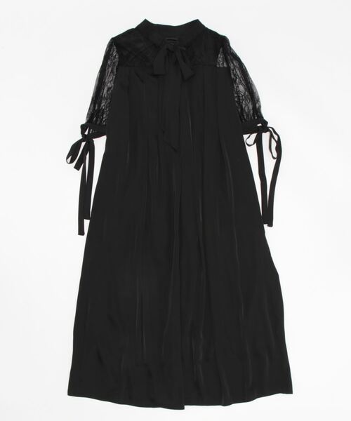 「PREFERIR」 「h.haremode」半袖ワンピース SMALL ブラック レディース_画像2