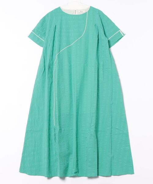 「unica」 半袖ワンピース F レッド レディース_画像4