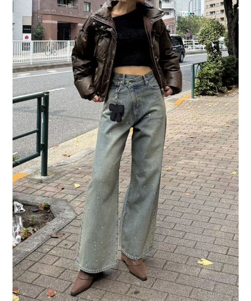 EMODA（エモダ） ダウンコート ダウンジャケット リボンパッファー