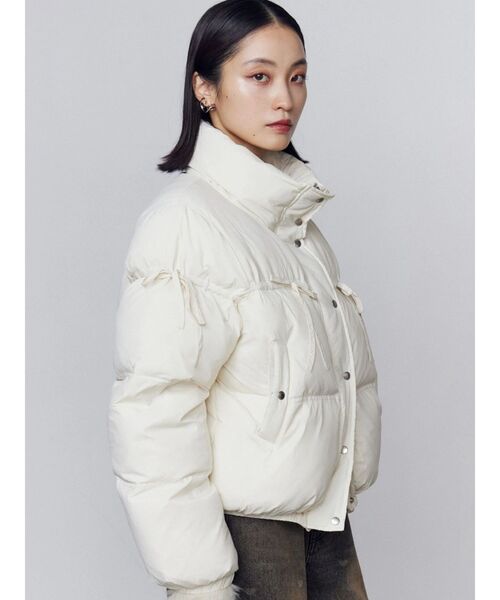 EMODA（エモダ） ダウンコート ダウンジャケット リボンパッファー