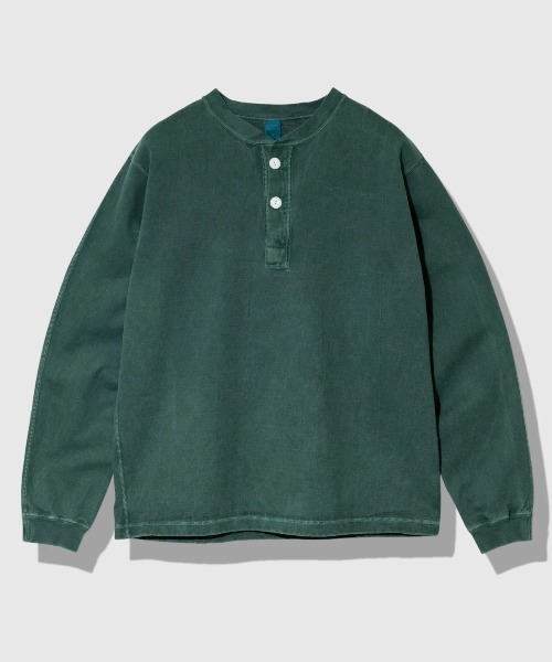 GOOD ON（グッドオン） ヘンリーネック tシャツ LS HEAVY HENLEY TEE