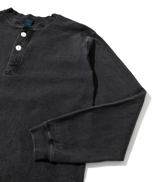 GOOD ON（グッドオン） ヘンリーネック tシャツ LS HEAVY HENLEY TEE