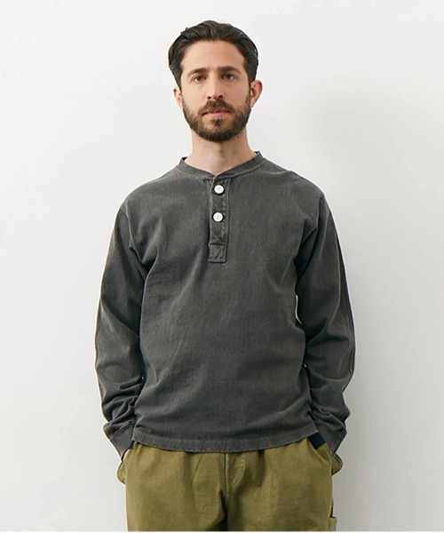 Good On ヘンリーネックTシャツ Lサイズ 2枚セット GOOD ON（グッドオン） ヘンリーネック tシャツ LS HEAVY HENLEY TEE