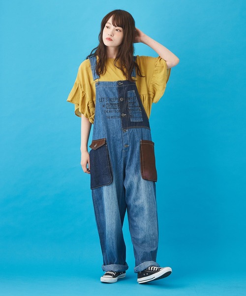 「CUBE SUGAR」 半袖ブラウス M イエロー レディース_画像7