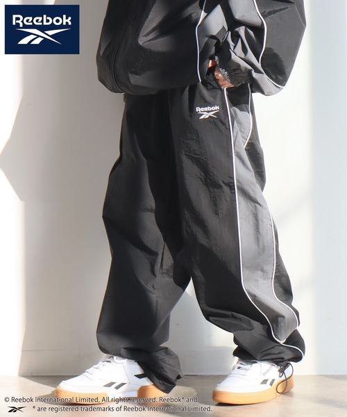 Reebok ナイロンパンツ Reebok（リーボック） パンツ 「Reebok/リーボック」パイピング