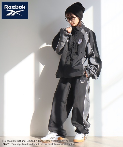 Reebok ナイロンパンツ Reebok リーボック メンズ レディース ナイロンパンツ パイピング