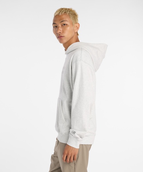 New Balance ホワイト フーディ サイズ1 New Balance（ニューバランス） パーカー Athletics クラシックス